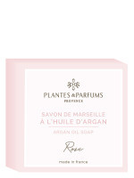 Savon de Marseille à l'huile d'Argan 100g Rose | PLANTES & PARFUMS