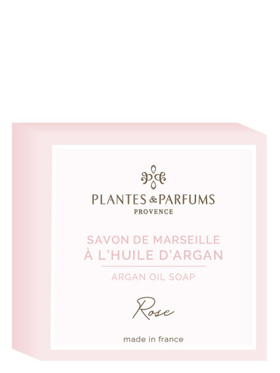 Marseilleseife mit Arganöl 100g Rose | PLANTES & PARFUMS