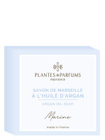 Savon de Marseille à l'huile d'Argan 100g Marine | PLANTES & PARFUMS
