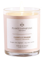 Bougie parfumée Cannelle Orange 180g | PLANTES & PARFUMS