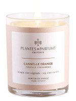 Pflanzliche Duftkerze Orangen Zimt 180g | PLANTES & PARFUMS
