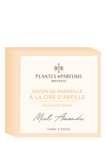 Savon de Marseille à la Cire d'Abeille 100g Miel-Amande | PLANTES & PARFUMS
