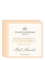 Marseilleseife mit Bienenwachs 100g Honig-Mandel | PLANTES & PARFUMS