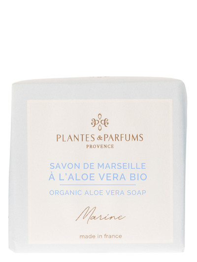 Savon de Marseille à l'Aloé Vera 100g Marine | PLANTES & PARFUMS