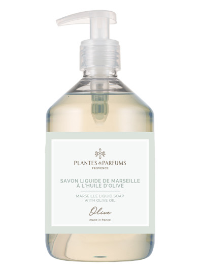 Savon liquide de Marseille Olive 500ml | PLANTES & PARFUMS