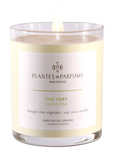 Bougie parfumée Thé Vert 180g | PLANTES & PARFUMS