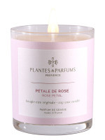 Pflanzliche Duftkerze Rosenblüte 180g | PLANTES & PARFUMS