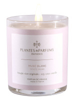 Pflanzliche Duftkerze Weisser Moschus 180g | PLANTES & PARFUMS