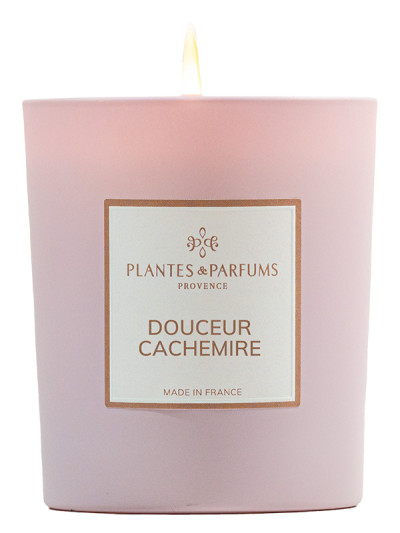 Bougie parfumée Douceur Cachemire 180g | PLANTES & PARFUMS