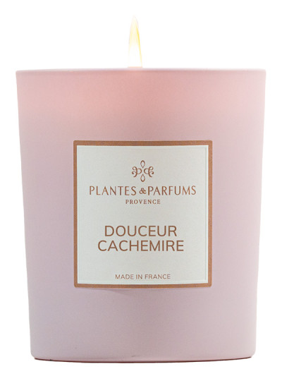 Pflanzliche Duftkerze Sanftes Kaschmir 180g | PLANTES & PARFUMS