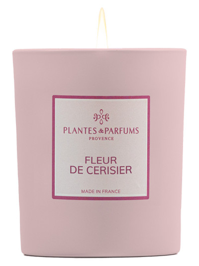 Bougie parfumée Fleur de Cerisier 180g | PLANTES & PARFUMS