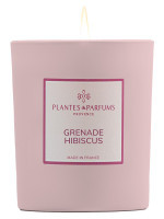 Bougie parfumée Grenade Hibiscus 180g | PLANTES & PARFUMS