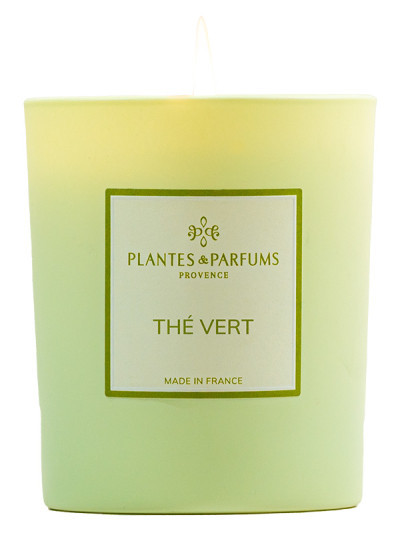 Bougie parfumée Thé Vert 180g | PLANTES & PARFUMS