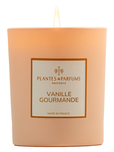 Bougie parfumée Vanille Gourmande 180g | PLANTES & PARFUMS