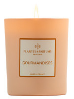 Bougie parfumée Gourmandises 180g | PLANTES & PARFUMS