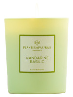 Bougie parfumée Mandarine Basilic 180g | PLANTES & PARFUMS