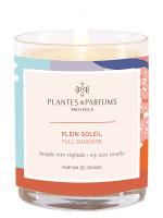 Bougie parfumée Plein Soleil 180g | PLANTES & PARFUMS Bougie parfumée Plein Soleil 180g | PLANTES & PARFUMS