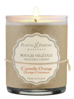 Pflanzliche Duftkerze Orangen-Zimt 180g | PLANTES & PARFUMS Pflanzliche Duftkerze Orangen-Zimt 180g | PLANTES & PARFUMS