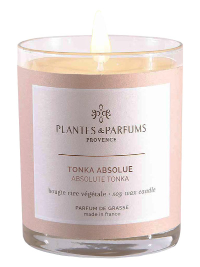 Bougie parfumée Tonka Absolue 180g | PLANTES & PARFUMS