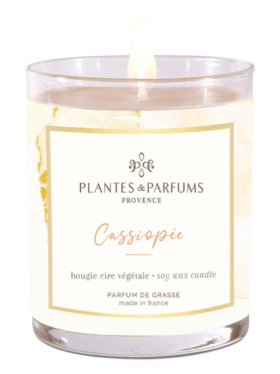 Bougie parfumée Cassiopée 180g | PLANTES & PARFUMS