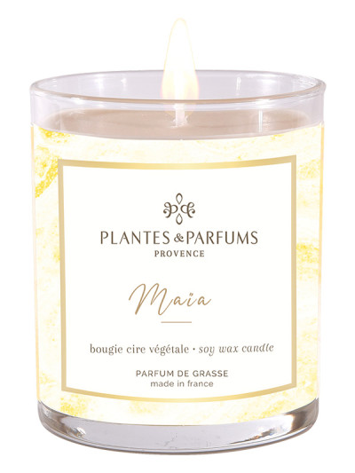Bougie parfumée Maïa 180g | PLANTES & PARFUMS