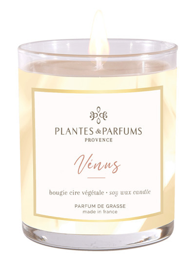 Bougie parfumée Vénus 180g | PLANTES & PARFUMS