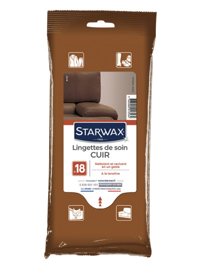 Lingettes de soin pour le cuir | STARWAX