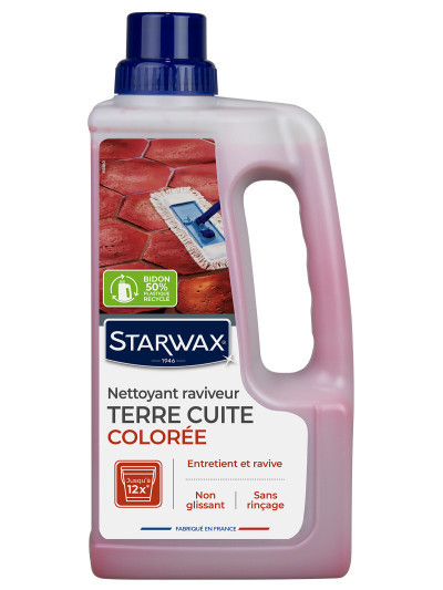 Nettoyant raviveur tomettes & terres cuites colorée 1L | STARWAX