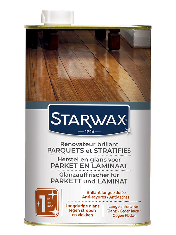 Nettoyant usage fréquent parquets & sols stratifiés 1L, Starwax