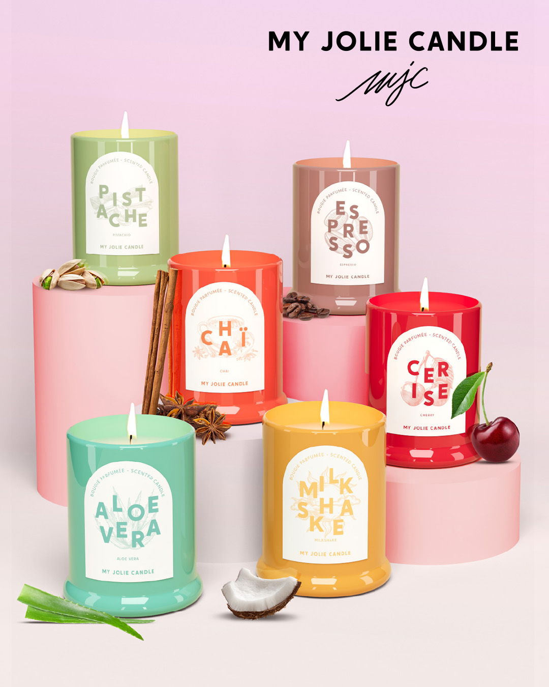 My Jolie Candle, bougie classiques